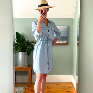 C&C California chambray shirt dress
